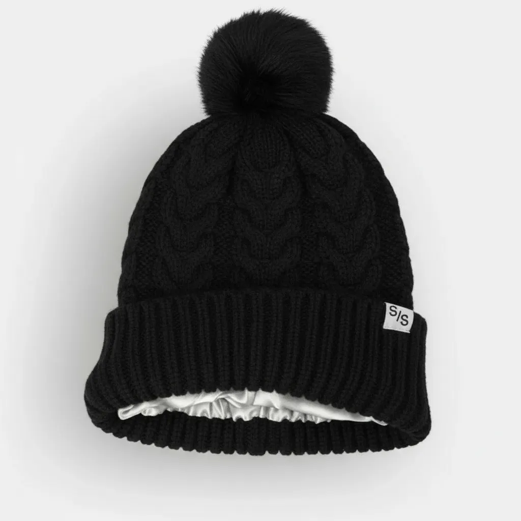 Skinliy Silk Pom | Schwarz